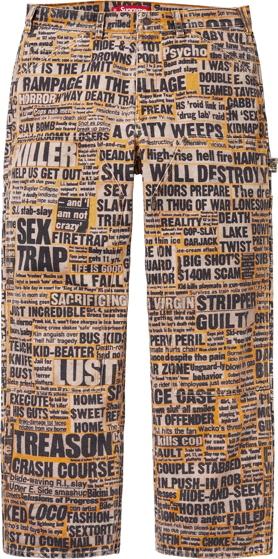 Supreme/Dash Snow Double Knee Painter Pant view 2